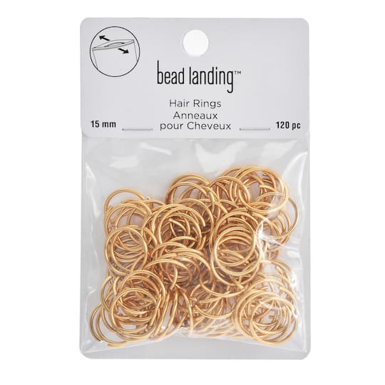15mm Aluminum Hair Rings